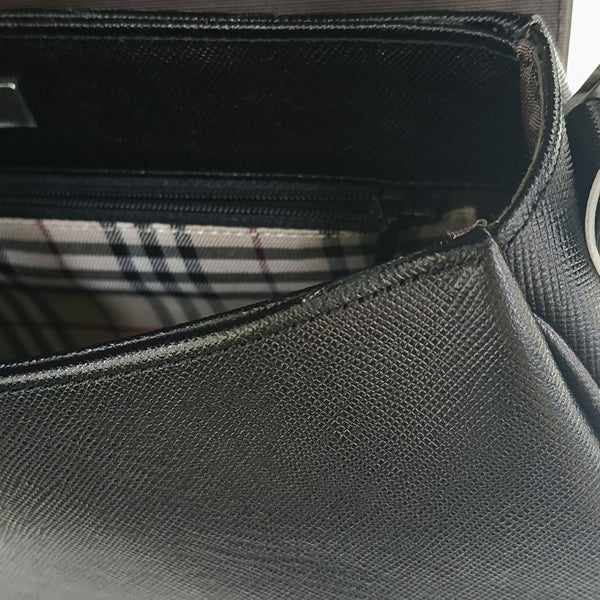 Calfskin Shoulder Bag Black