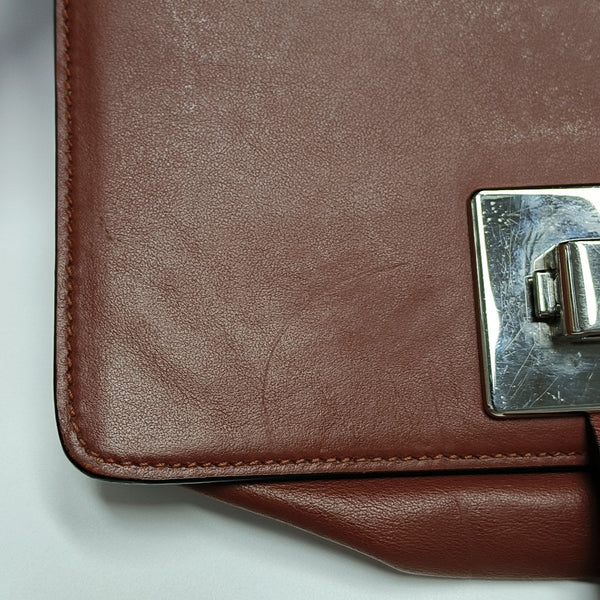 Plex Calfskin Red