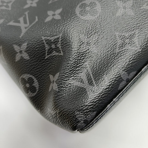 EXPLORER Monogram Coated Canvas Black
