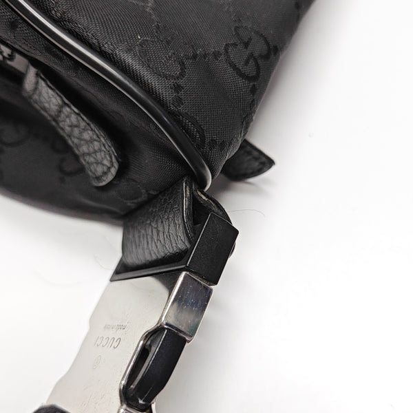 Monogram Canvas Belt Bag Black