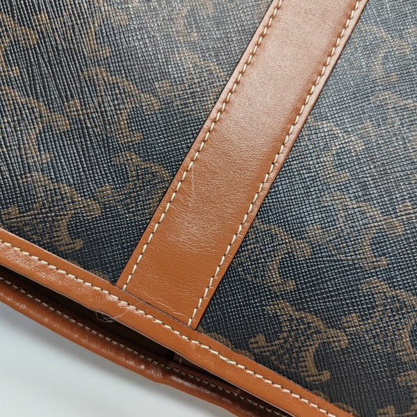 TRIOMPHE CANVAS Small Coated Canvas Brown