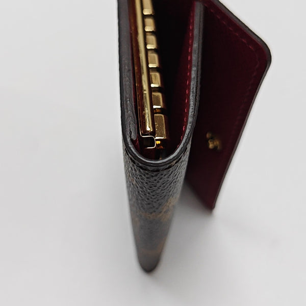 Monogram Coated Canvas Key Pouch Brown