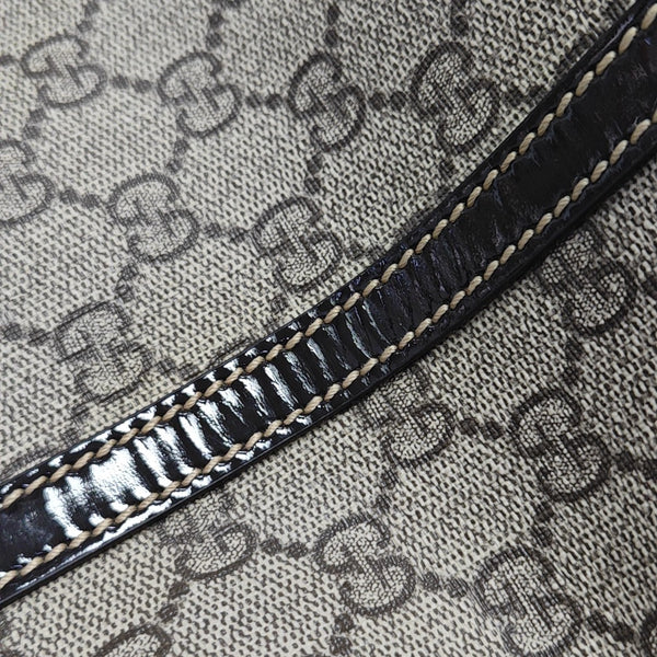 Joy Medium Monogram Coated Canvas Beige