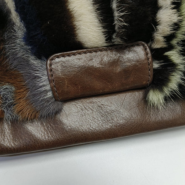 Fur Clutch Multicolor
