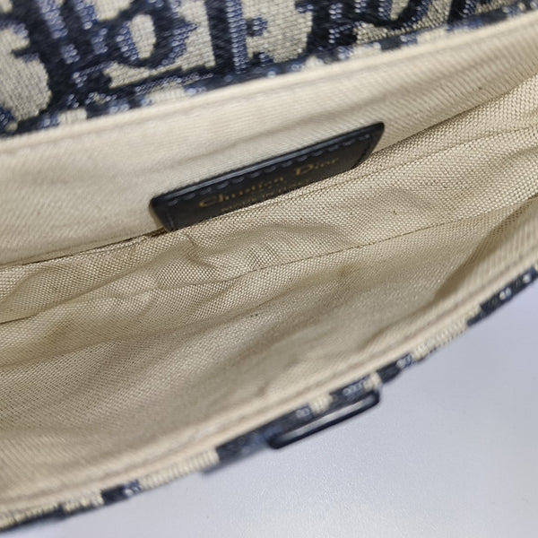 Saddle Mini Oblique Canvas Blue