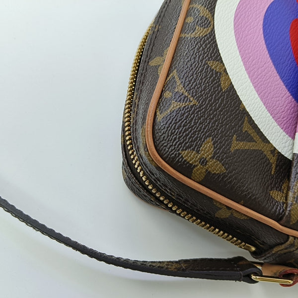PANAME SET Monogram Coated Canvas Brown