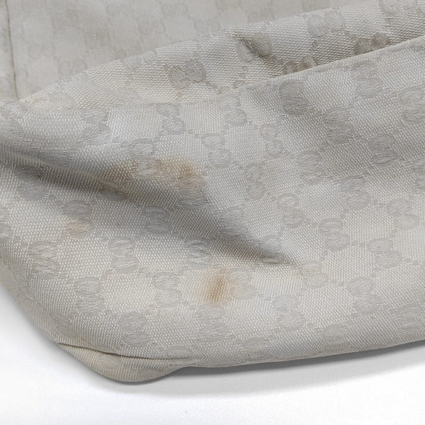 Monogram Canvas Shoulder Bag White