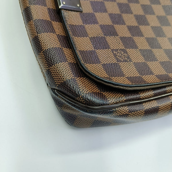 BROOKLYN Damier Ebene Coated Canvas Brown