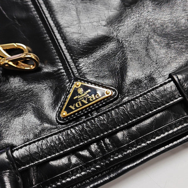 Bonnie Large Calfskin Black