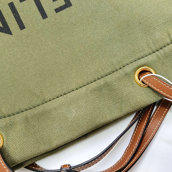 Authenticated pre-owned CABAS CELINE Fabric Green - Tote Bag at Looply