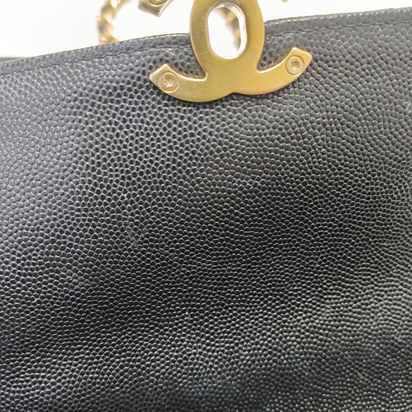 Carry Me Mini Quilted Grained Calfskin Black