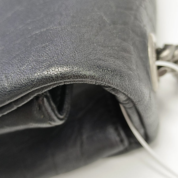 Calfskin Shoulder Bag Black