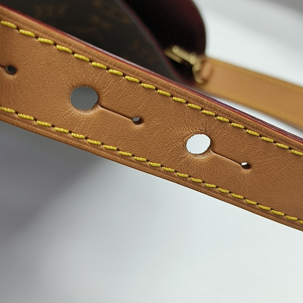 ALL IN BB Monogram Coated Canvas Brown