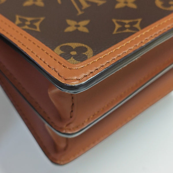 DAUPHINE Mini Monogram Coated Canvas Brown