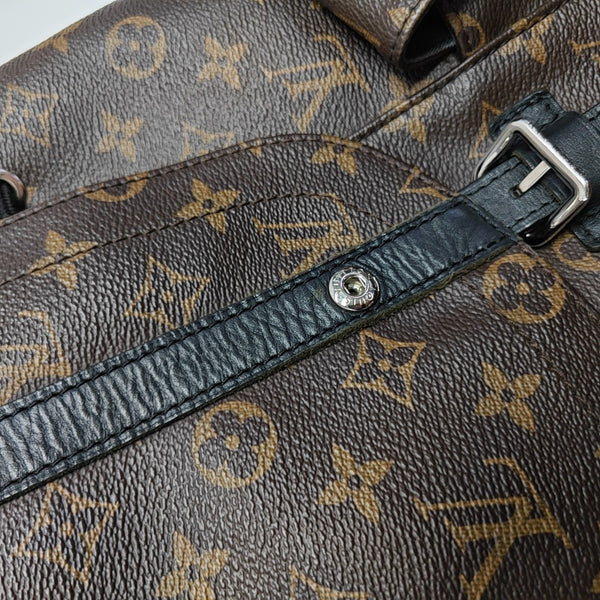 CHRISTOPHER MM Monogram Coated Canvas Brown