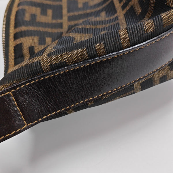 Canvas Top Handle Bag Brown