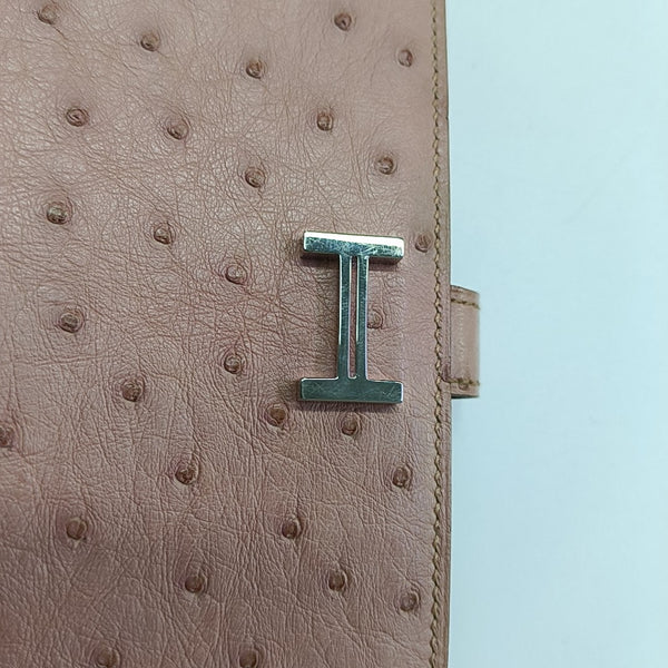 Bearn Ostrich Pink Wallet