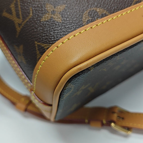 MILK BOX Monogram Coated Canvas Brown
