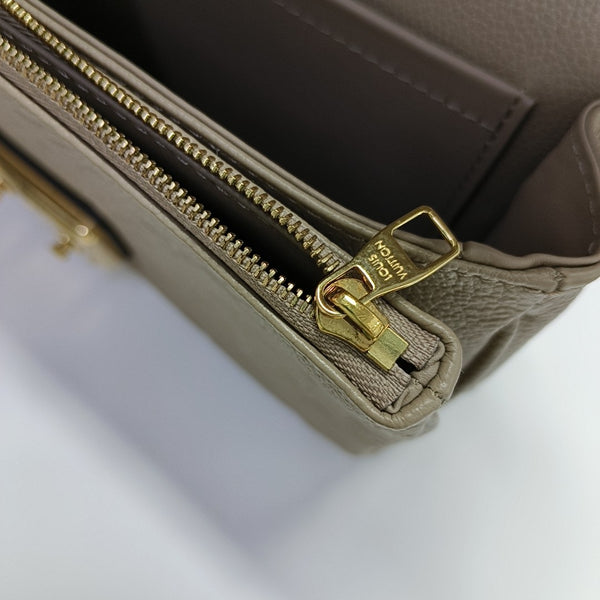 MARCEAU Monogram Calfskin Beige