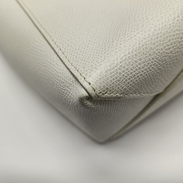 CABAS Small Calfskin White