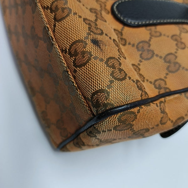 Monogram Canvas Top Handle Bag Orange