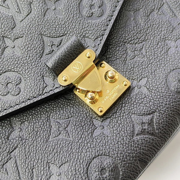 MÉTIS MM Monogram Calfskin Black