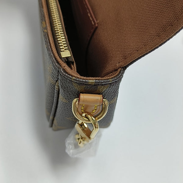 IVY Monogram Coated Canvas Brown