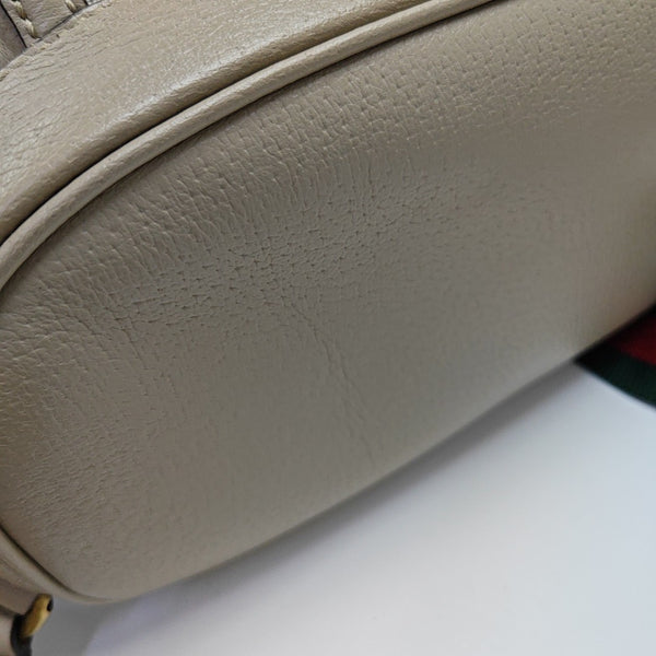 Monogram Coated Canvas Backpack Beige