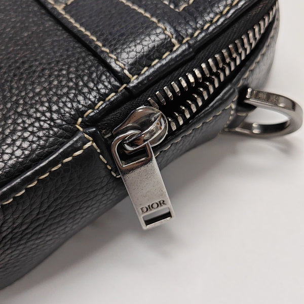 Dior And Daniel Arsham Calfskin Black