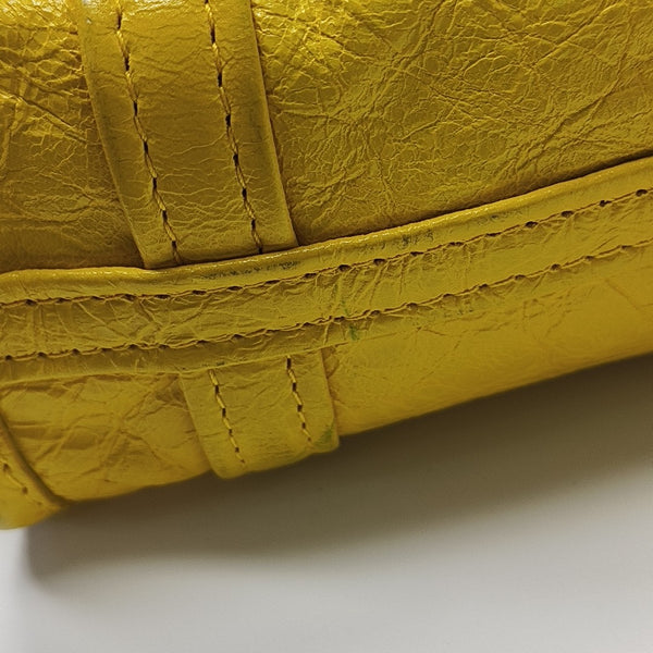 Bazar Quilted Calfskin Yellow