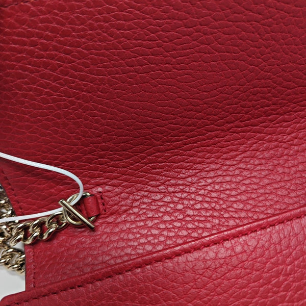 Calfskin Shoulder Bag Red