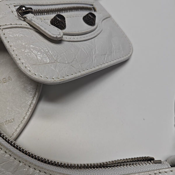 Le Cagole Small Lambskin White