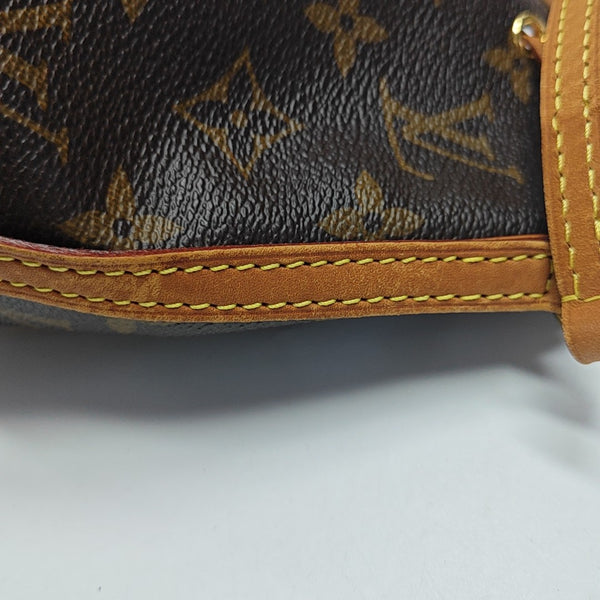 NÉONOÉ Nano Monogram Coated Canvas Brown