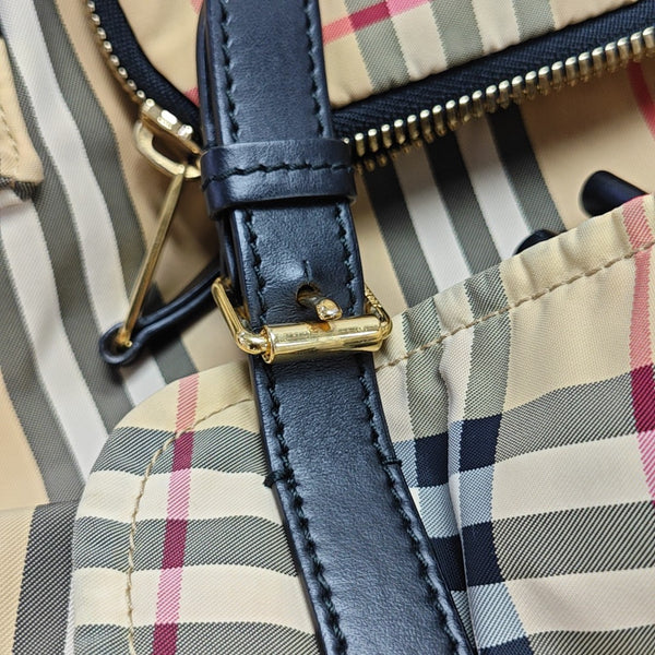 The Rucksack Medium Nylon Beige