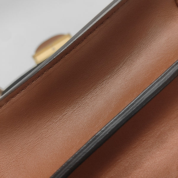 DAUPHINE Mini Monogram Coated Canvas Brown