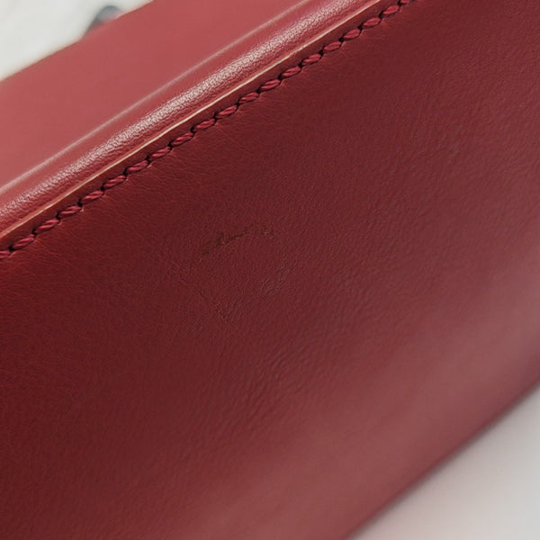 2 Jours Small Calfskin Red