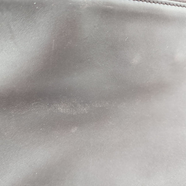 Calfskin Top Handle Bag Purple