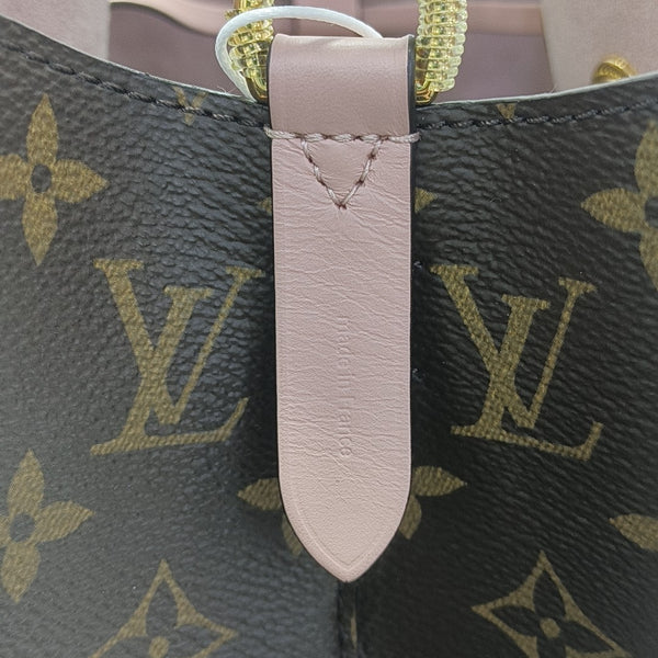 NÉONOÉ MM Monogram Coated Canvas Brown