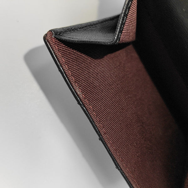 Quilted Lambskin Wallet Black