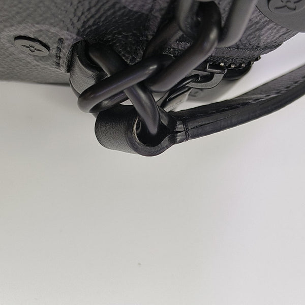 SOFT TRUNK Mini Monogram Coated Canvas Black