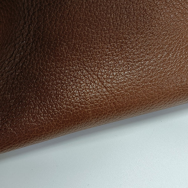 Calfskin Top Handle Bag Brown