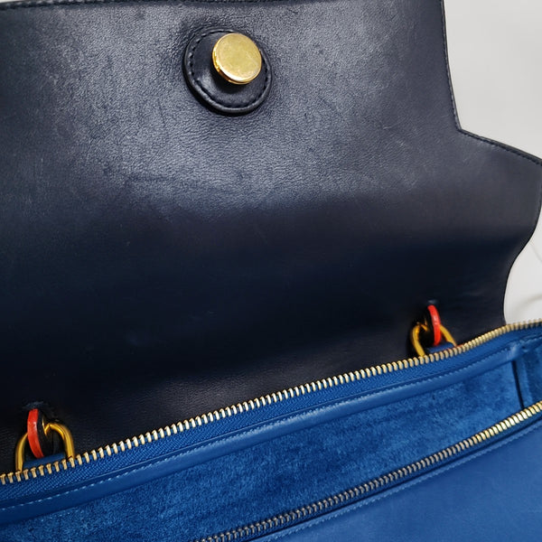 BELT Mini Calfskin Blue