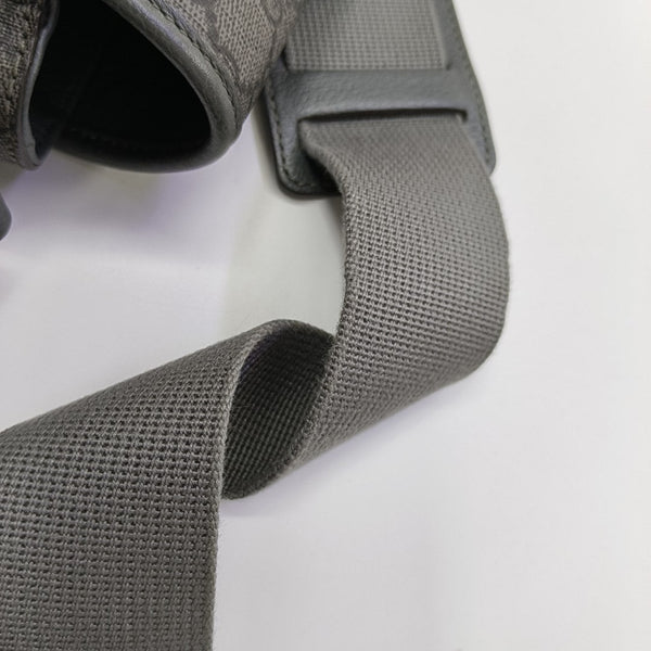 Ophidia Medium Monogram Coated Canvas Gray