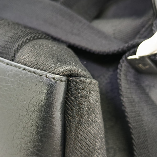 Monogram Canvas Backpack Black