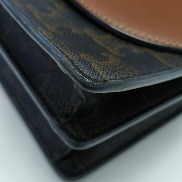 TRIOMPHE CANVAS Small Coated Canvas Brown