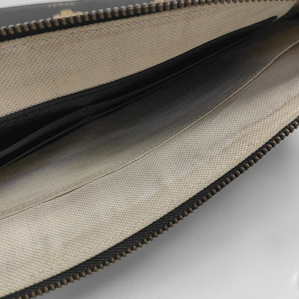 Bee Web Calfskin Black