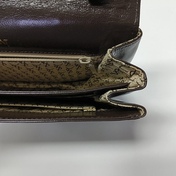 Lizard Shoulder Bag Brown