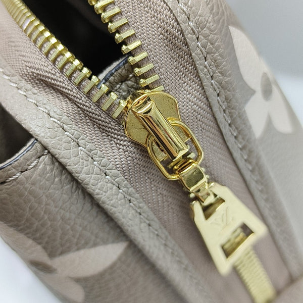 PALAIS PM Monogram Calfskin Gray