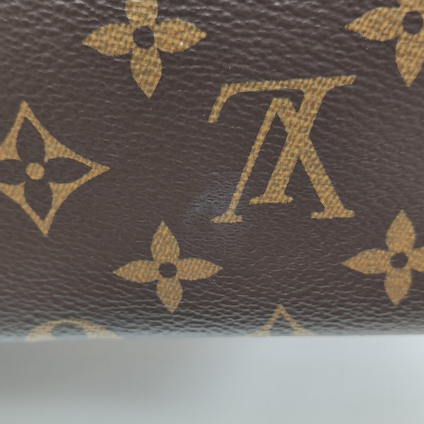 LOCKY BB Monogram Coated Canvas Brown