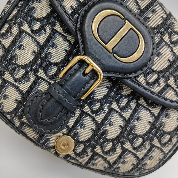 Bobby Small Oblique Canvas Blue